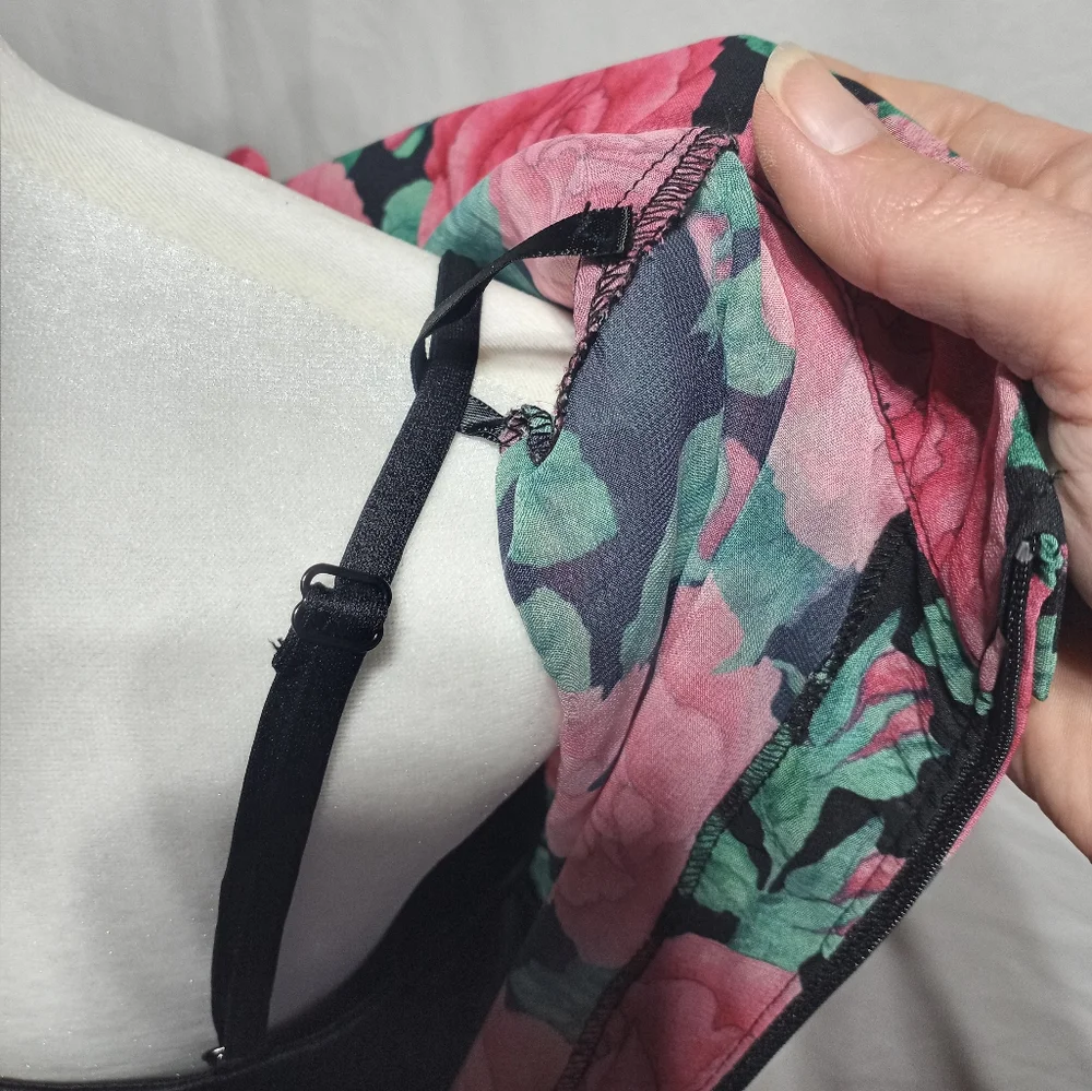 Hell Bunny Eden Rose Floral Ruffled Dress Size Medium Rose Floral Print - Picture 6 of 13